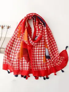 QUECY Women Checked Scarf