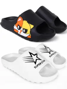 Pampy Angel Men Black Flip Flops