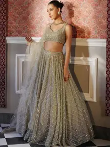 Kedar Fab Embellished Semi Stitched Lehenga Choli