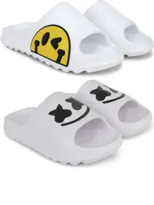 Pampy Angel Men White Flip Flops