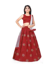 Shoryam Fashion Girls Ready to Wear Lehenga & Blouse With Dupatta