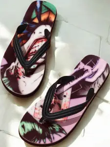 Pampy Angel Men Purple Flip Flops