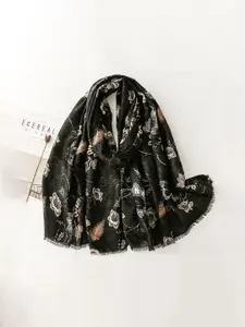 QUECY Women Floral Printed Scarf