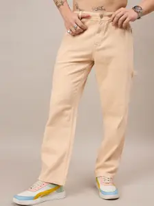 The Roadster Lifestyle Co Men Baggy Fit Straight Fit Regular Jeans