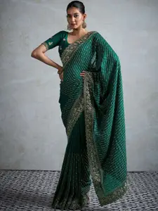 Anouk Embellished Silk Blend Saree