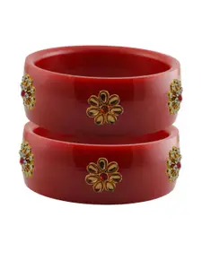 Vidhya Kangan Red Plastic Bangles