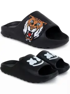Pampy Angel Men Black Flip Flops
