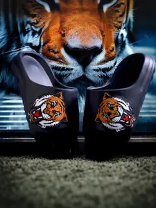 Pampy Angel Men Black Flip Flops