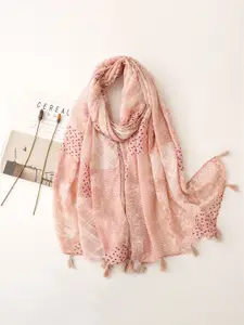 QUECY Women Geometic Printed Scarf