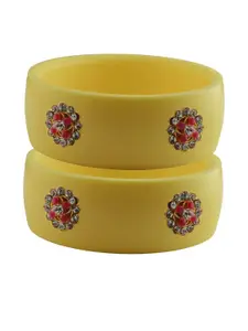 Vidhya Kangan Beige Plastic Bangles