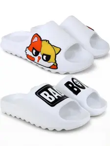 Pampy Angel Men White Flip Flops