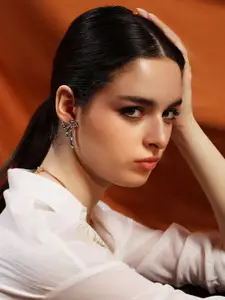 Kazo Knot Bow Shaped Drop Earrings