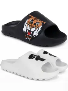 Pampy Angel Men Black Flip Flops