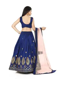 Shoryam Fashion Girls Thread Work  Lehenga & Blouse With Dupatta