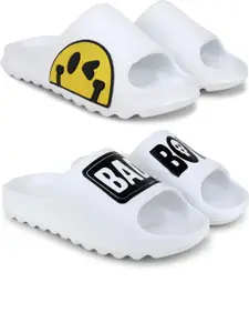 Pampy Angel Men White Flip Flops
