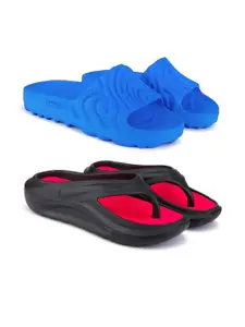 BERSACHE Men Se Of 2 Comfort Sandals