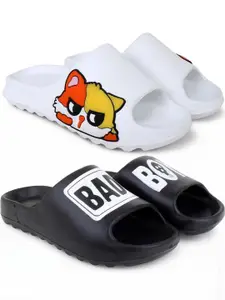 Pampy Angel Men White Flip Flops