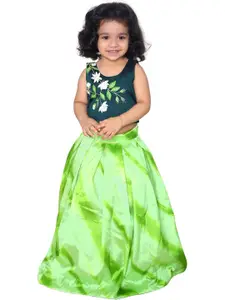 Shoryam Fashion Girls Embroidered Thread Work Ready to Wear Lehenga &