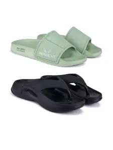 BERSACHE Men Casual Sandals (Pack of 2)