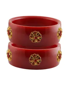 Vidhya Kangan Red Plastic Bangles