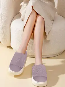 DRUNKEN Women Winter Purple Sliders