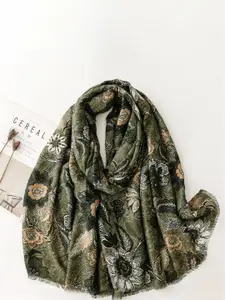 QUECY Women Ethnic Motifs Printed Scarf