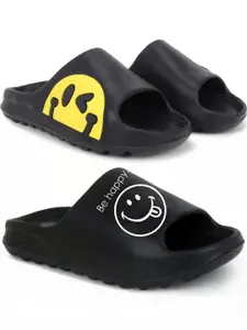 Pampy Angel Men Black Flip Flops