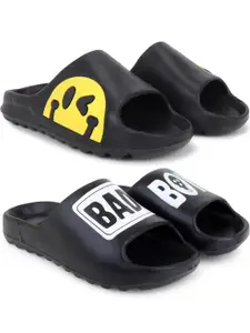 Pampy Angel Men Black Flip Flops