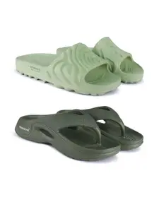 BERSACHE Men Combo of 2 comfort Sandals