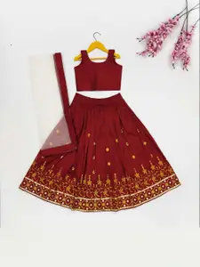Shoryam Fashion Girls Ready to Wear Lehenga & Blouse With Dupatta