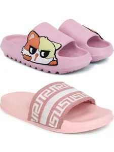 Pampy Angel Men Pink Flip Flops