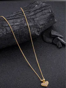 DressBerry Women Gold Plated Chian With Pendant