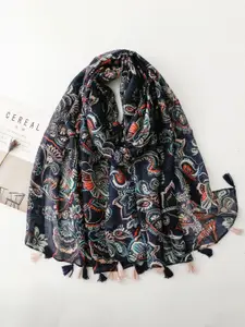 QUECY Women Ethnic Modif Printed Scarf
