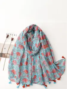 QUECY Women Ethnic Modif Printed Scarf