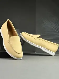 The Roadster Lifestyle Co. Women Solid Leather Everyday Loafers