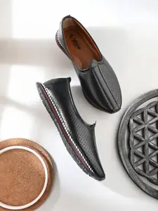 GWALK Black Casual Slip-On Mojaris