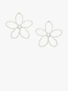 Kazo Pearls Beaded Daisy Dreams Statement Drop Earrings