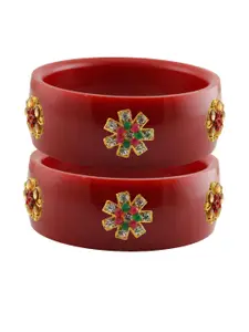 Vidhya Kangan Women Red Bangle