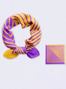 QUECY Women Geometric Printed Scarf