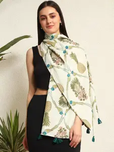 Ravaiyaa Women Printed Cotton Scarf