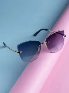 Leeway Women Cateye Sunglasses with UV Protected Lens