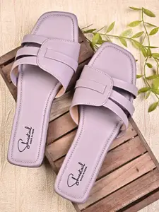 Shoestail Women Strappy Open Toe Flats