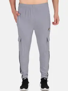 WELL QUALITY Men Side Striped Rapid-Dry Regular Fit Track Pants