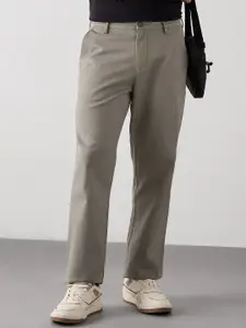 Red Flame Men's Solid Relaxed Fit Casual Trouser