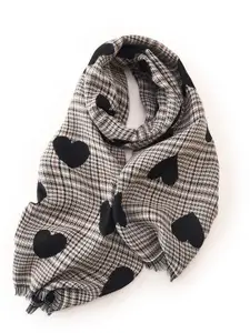 QUECY Women Checked Scarf
