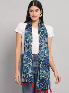 Ravaiyaa Women Printed Tasselled Scarf