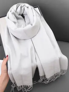 QUECY Women Tasselled Border Scarf