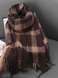 QUECY Women Checked Scarf