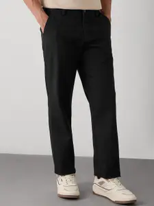 Red Flame Men  Relaxed Fit  Mid-Rise Trousers