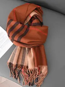 QUECY Women Checked Scarf